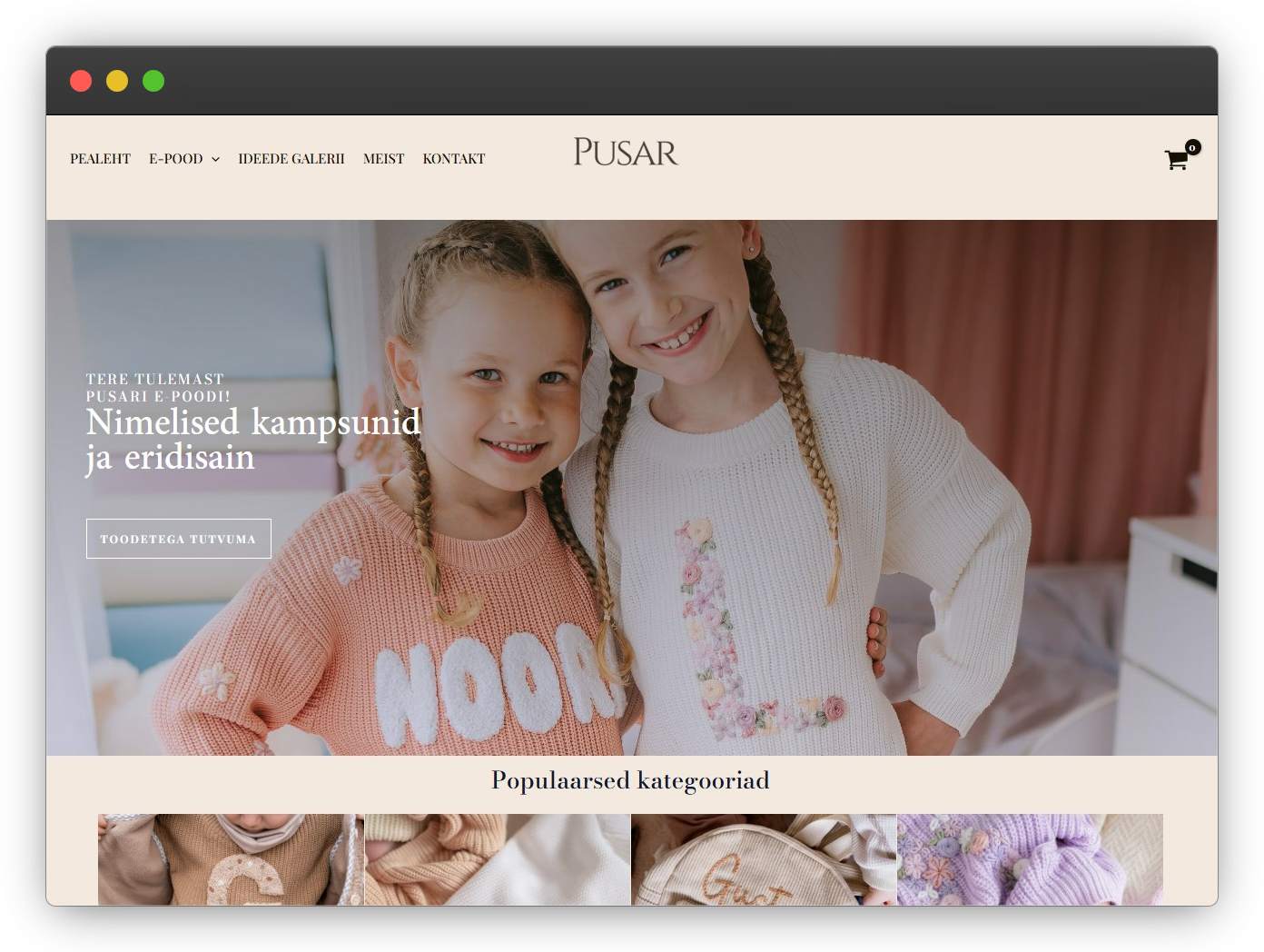 pusar frame